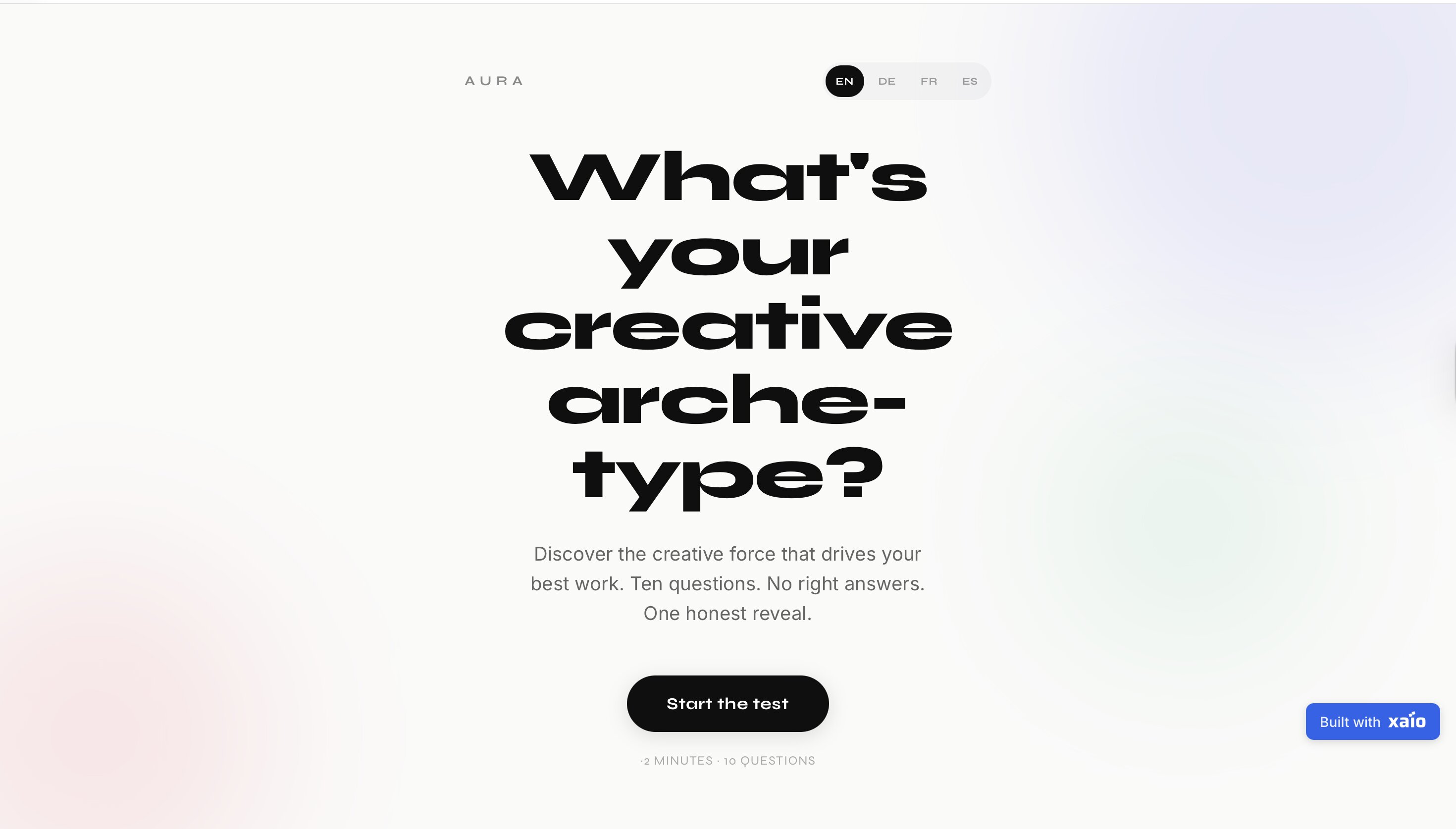 Aura Archetype Quiz